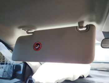Left Front Sun visor