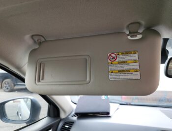Left Front Sun visor