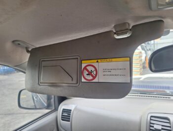Left Front Sun visor