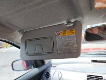 Left Front Sun visor