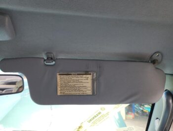 Right Front Sun visor