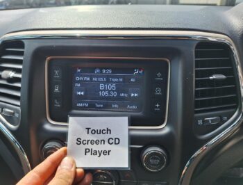 Touchscreen CD Player