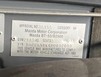VIN BT-50 252