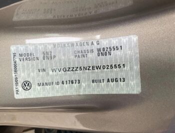 VIN Tiguan 185