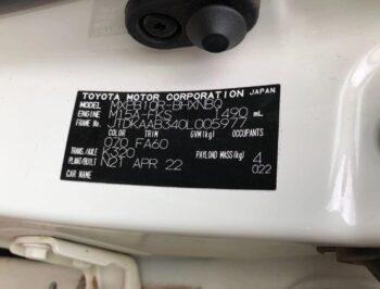 VIN Yaris Cross 22